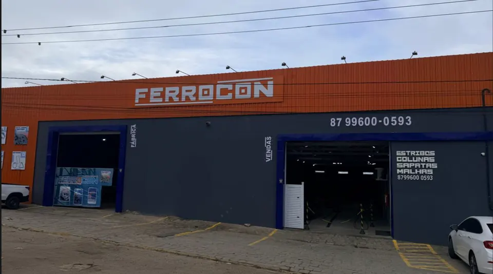 Fachada da loja Ferrocon